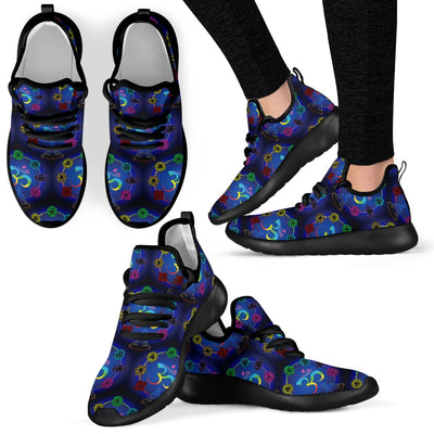 Chakra Zen Yoga OM Mesh Knit Sneakers Shoes