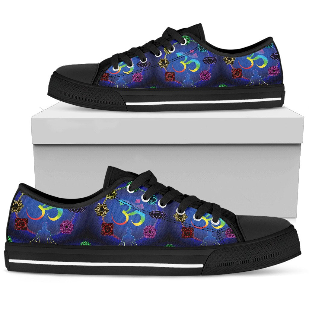 Chakra Zen Yoga OM Women Low Top Shoes