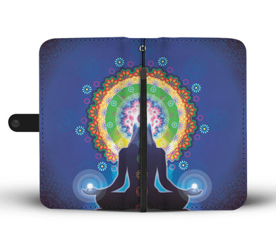 Chakra Zen Yoga Wallet Phone Case