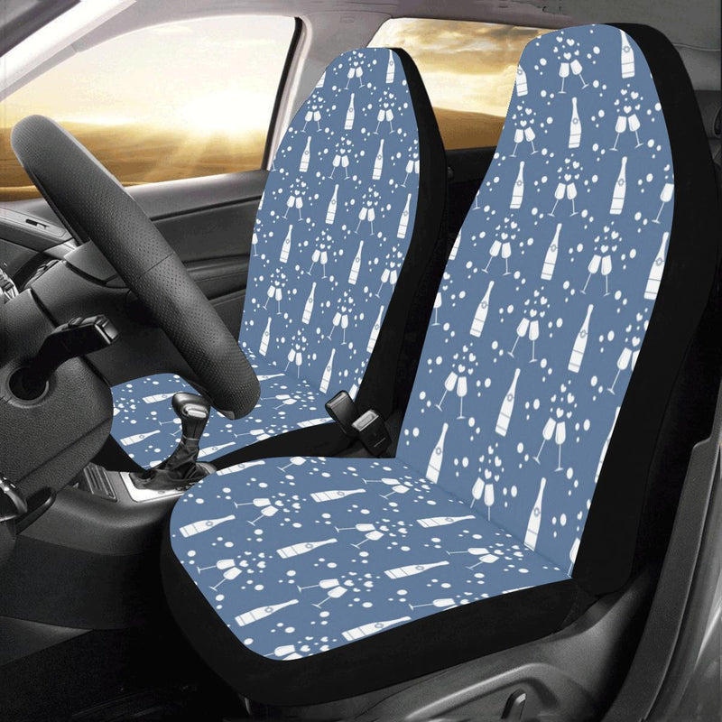 Champagne Pattern Print Design 05 Car Seat Covers (Set of 2)-JORJUNE.COM