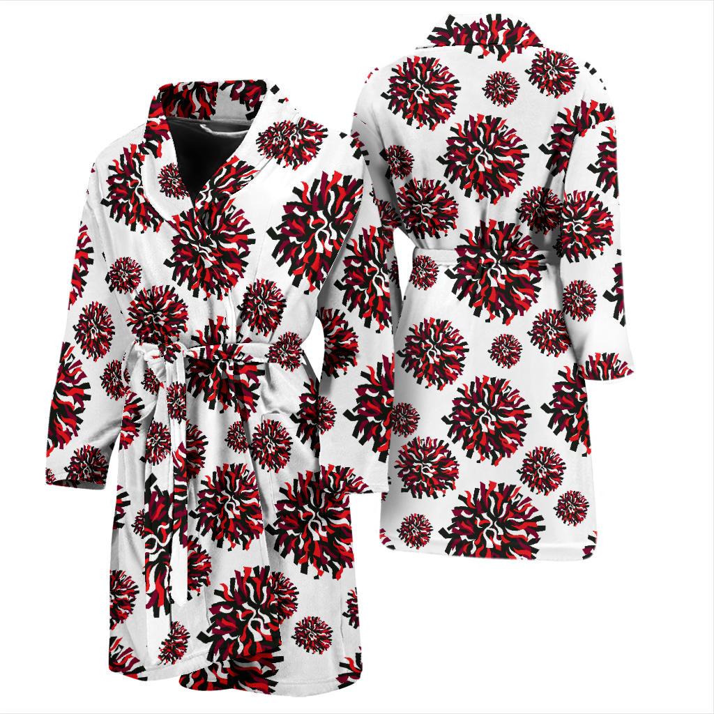 Cheerleader Pattern Print Design 01 Men Bathrobe-JORJUNE.COM