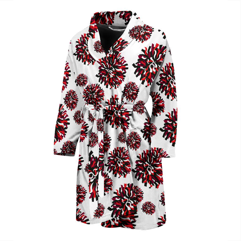 Cheerleader Pattern Print Design 01 Men Bathrobe-JORJUNE.COM
