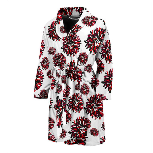 Cheerleader Pattern Print Design 01 Men Bathrobe-JORJUNE.COM
