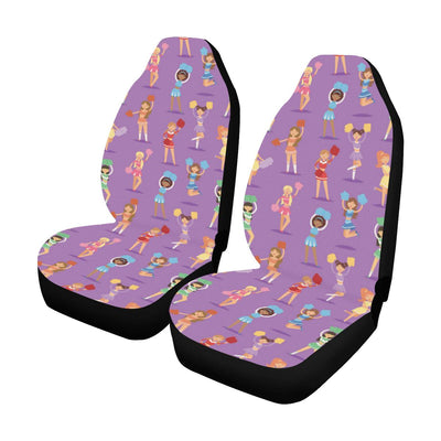 Cheerleader Pattern Print Design 02 Car Seat Covers (Set of 2)-JORJUNE.COM