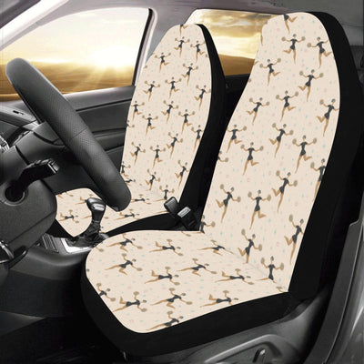 Cheerleader Pattern Print Design 03 Car Seat Covers (Set of 2)-JORJUNE.COM