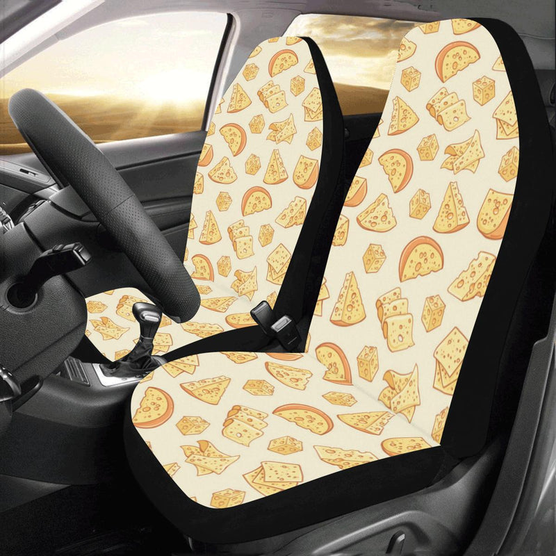 Cheese Pattern Print Design 01 Car Seat Covers (Set of 2)-JORJUNE.COM