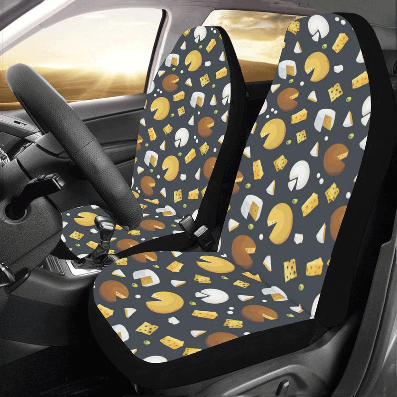 Cheese Pattern Print Design 03 Car Seat Covers (Set of 2)-JORJUNE.COM