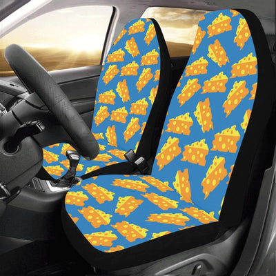 Cheese Pattern Print Design 05 Car Seat Covers (Set of 2)-JORJUNE.COM