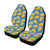 Cheese Pattern Print Design 05 Car Seat Covers (Set of 2)-JORJUNE.COM