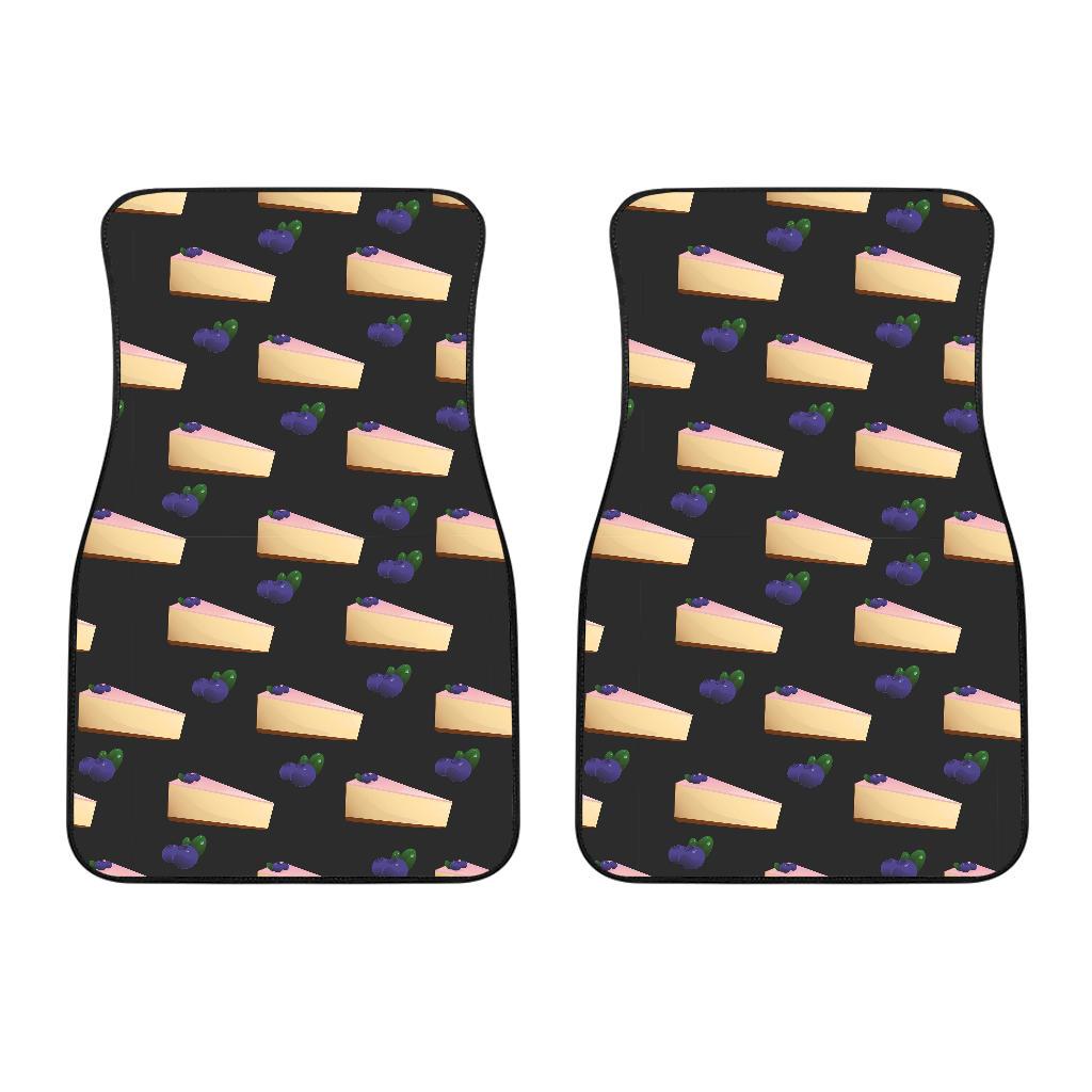 Cheesecake Blueberry Pattern Print Design CK01 Car Floor Mats-JorJune