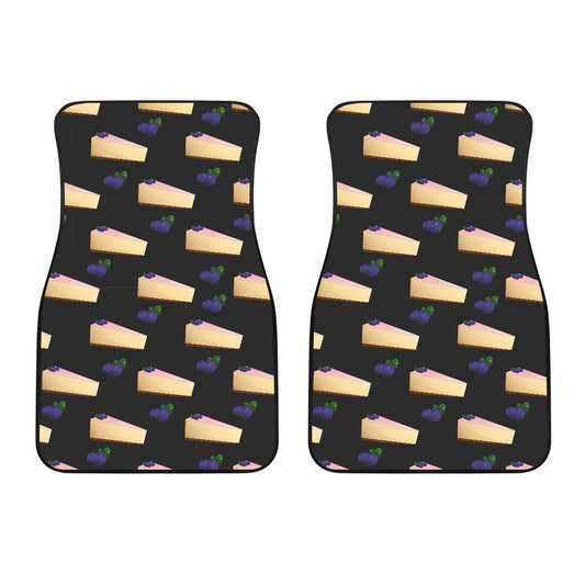 Cheesecake Blueberry Pattern Print Design CK01 Car Floor Mats-JorJune