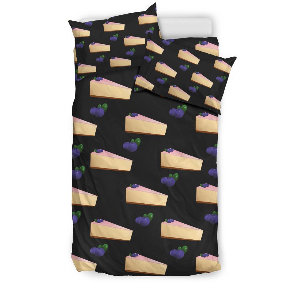 Cheesecake Blueberry Pattern Print Design CK01 Duvet Cover Bedding Set-JORJUNE.COM