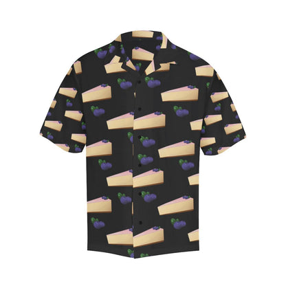 Cheesecake blueberry Pattern Print Design CK01 Men Hawaiian Shirt-JorJune