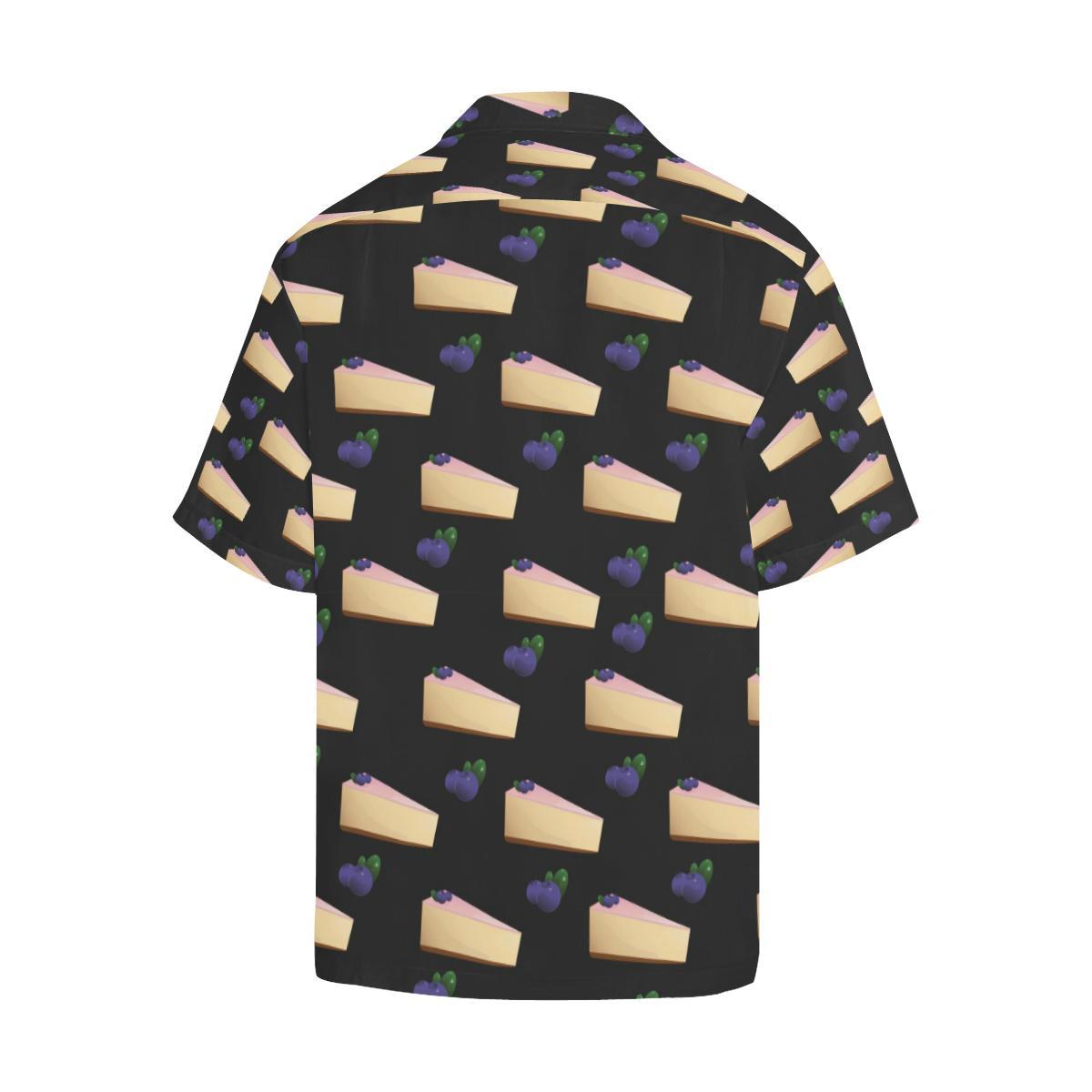 Cheesecake blueberry Pattern Print Design CK01 Men Hawaiian Shirt-JorJune