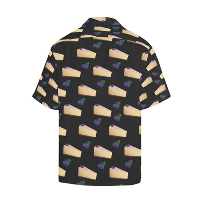 Cheesecake blueberry Pattern Print Design CK01 Men Hawaiian Shirt-JorJune