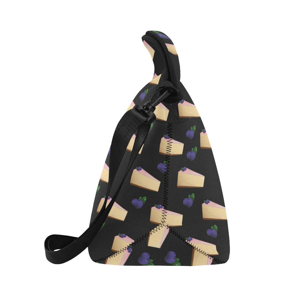 Cheesecake blueberry Pattern Print Design CK01 Neoprene Lunch Bag-JorJune