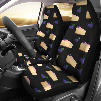 Cheesecake blueberry Pattern Print Design CK01 Universal Fit Car Seat Covers
