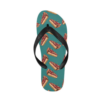 Cheesecake Cherry Pattern Print Design CK03 Flip Flops-JorJune