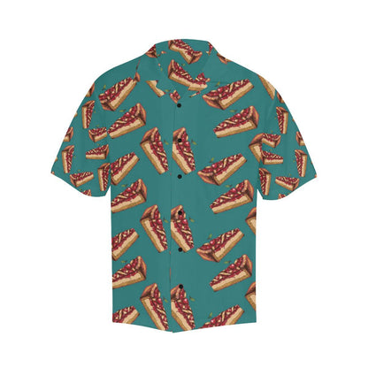 Cheesecake Cherry Pattern Print Design CK03 Men Hawaiian Shirt-JorJune