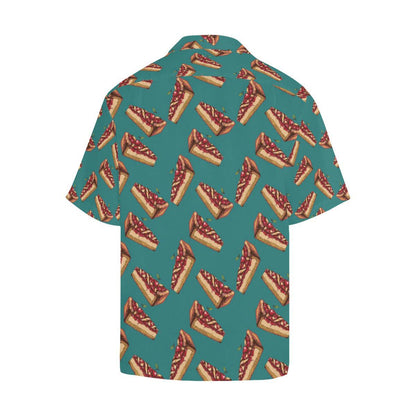 Cheesecake Cherry Pattern Print Design CK03 Men Hawaiian Shirt-JorJune