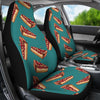 Cheesecake Cherry Pattern Print Design CK03 Universal Fit Car Seat Covers