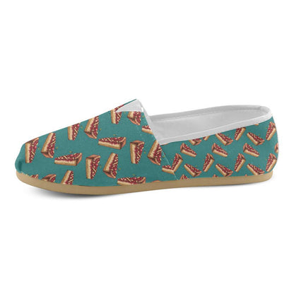 Cheesecake Cherry Pattern Print Design CK03 Women Casual Shoes-JorJune.com
