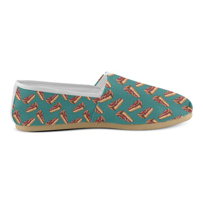 Cheesecake Cherry Pattern Print Design CK03 Women Casual Shoes-JorJune.com