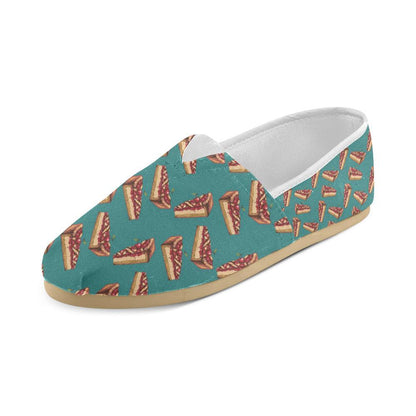 Cheesecake Cherry Pattern Print Design CK03 Women Casual Shoes-JorJune.com