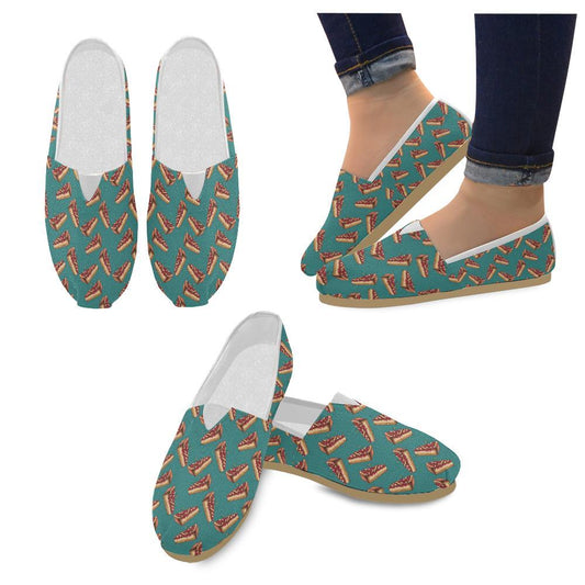 Cheesecake Cherry Pattern Print Design CK03 Women Casual Shoes-JorJune.com