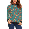 Cheesecake Cherry Pattern Print Design CK03 Women Long Sleeve Sweatshirt-JorJune