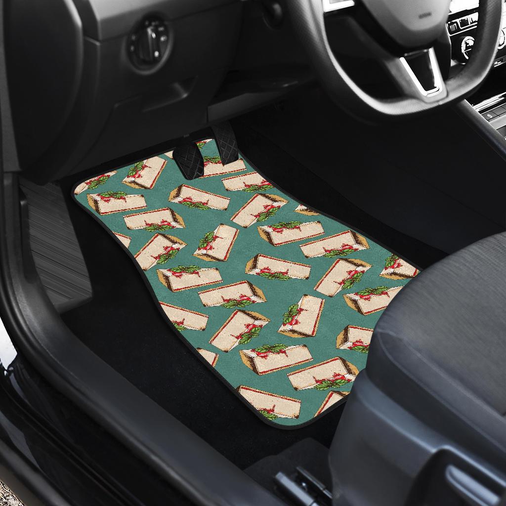 Cheesecake Pattern Print Design CK02 Car Floor Mats-JorJune