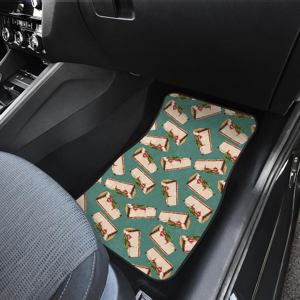 Cheesecake Pattern Print Design CK02 Car Floor Mats-JorJune