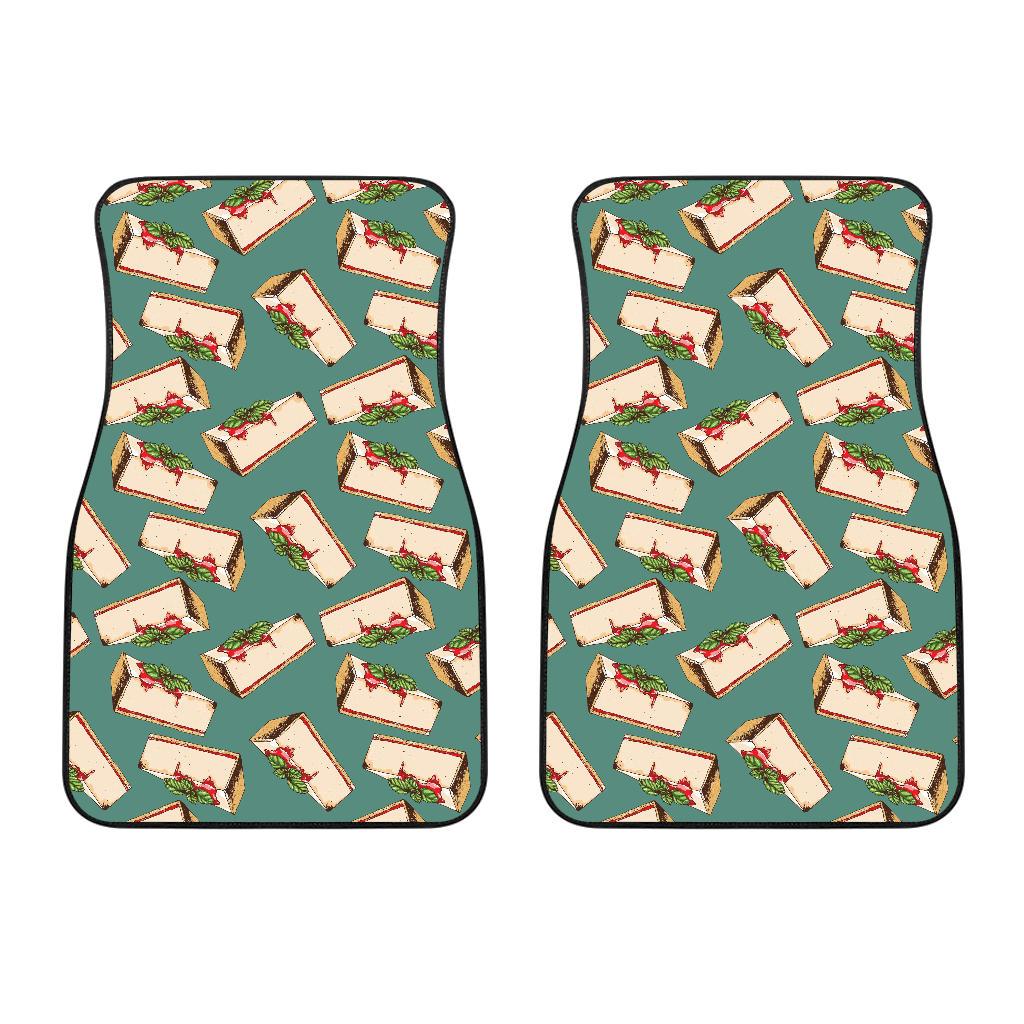 Cheesecake Pattern Print Design CK02 Car Floor Mats-JorJune