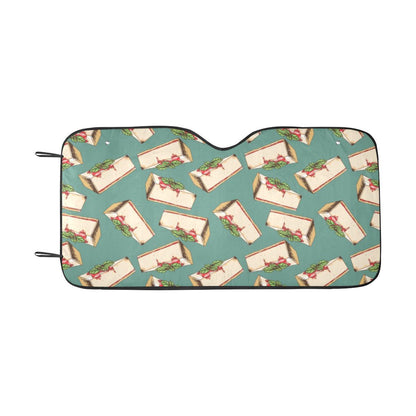 Cheesecake Pattern Print Design CK02 Car Sun Shade-JorJune