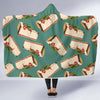 Cheesecake Pattern Print Design CK02 Hooded Blanket-JORJUNE.COM