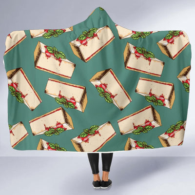 Cheesecake Pattern Print Design CK02 Hooded Blanket-JORJUNE.COM