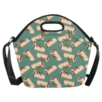 Cheesecake Pattern Print Design CK02 Neoprene Lunch Bag-JorJune