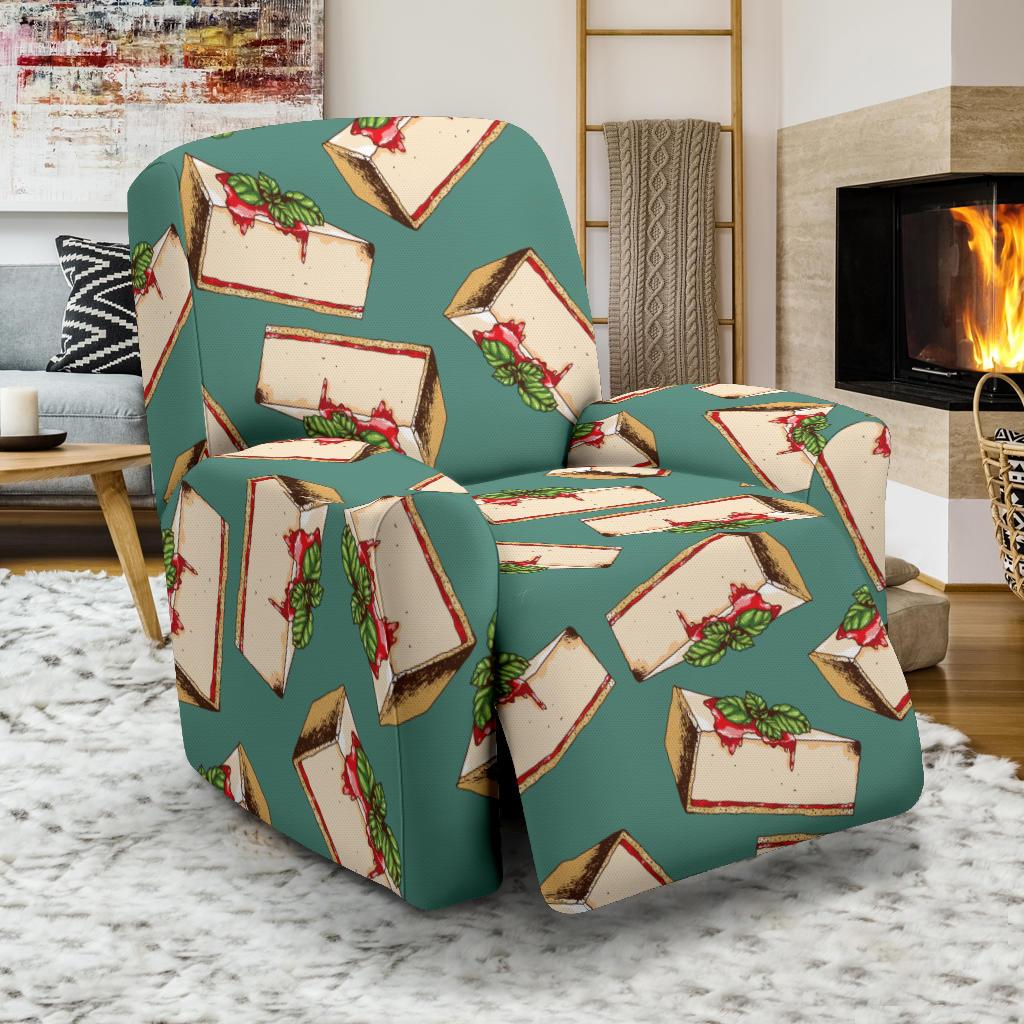 Cheesecake Pattern Print Design CK02 Recliner Slipcover-JORJUNE.COM