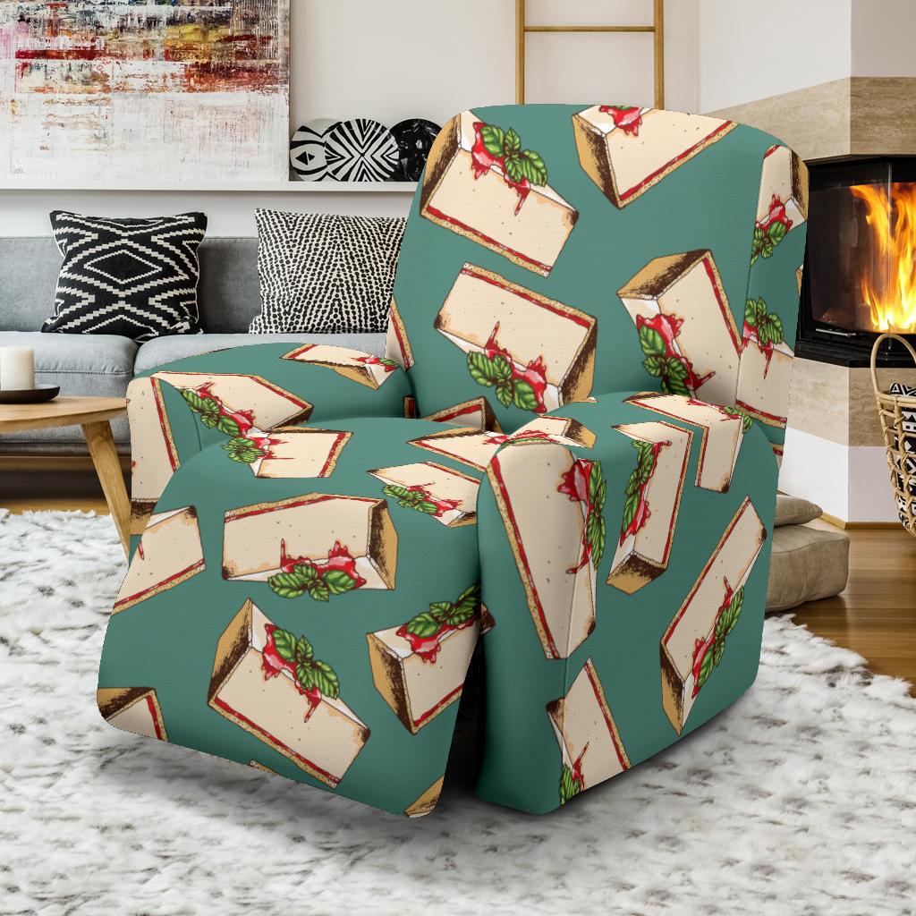 Cheesecake Pattern Print Design CK02 Recliner Slipcover-JORJUNE.COM