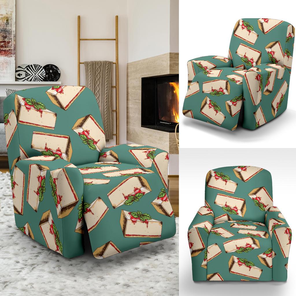 Cheesecake Pattern Print Design CK02 Recliner Slipcover-JORJUNE.COM