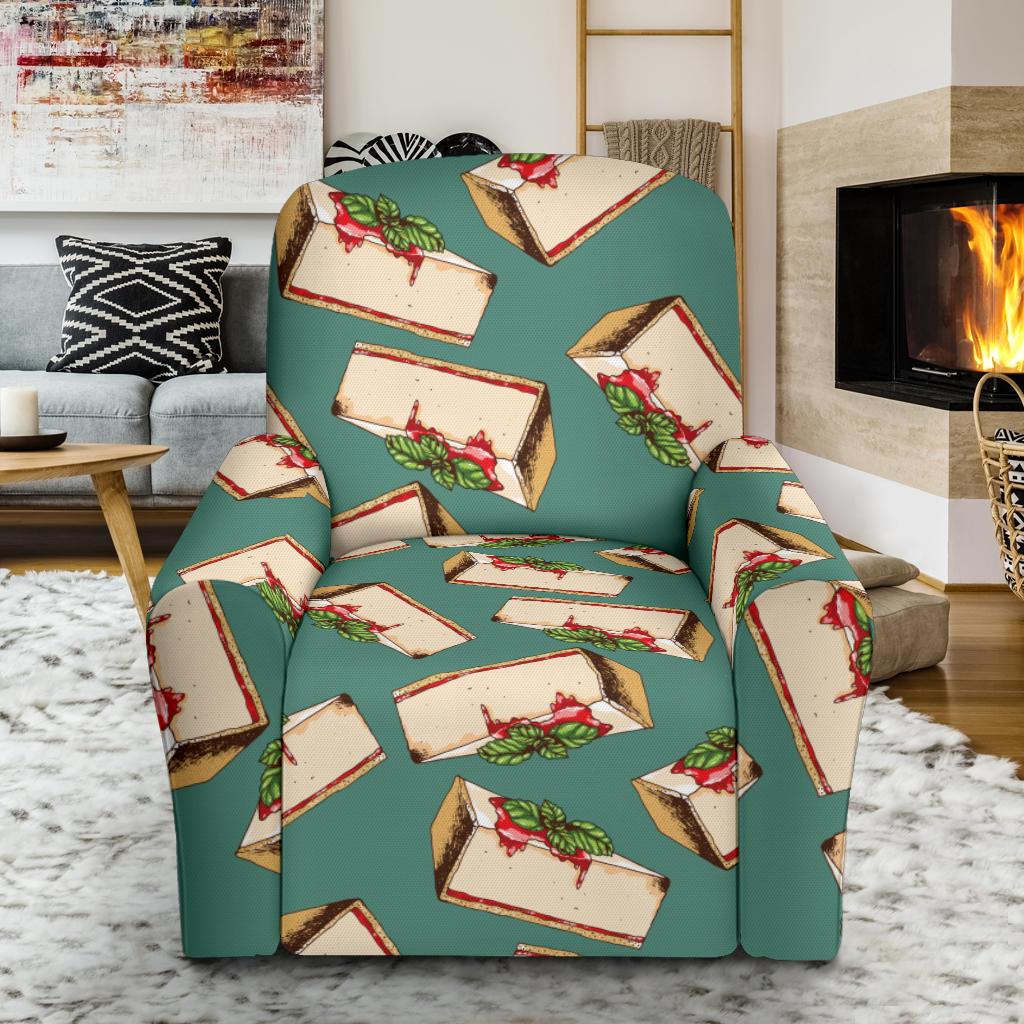 Cheesecake Pattern Print Design CK02 Recliner Slipcover-JORJUNE.COM