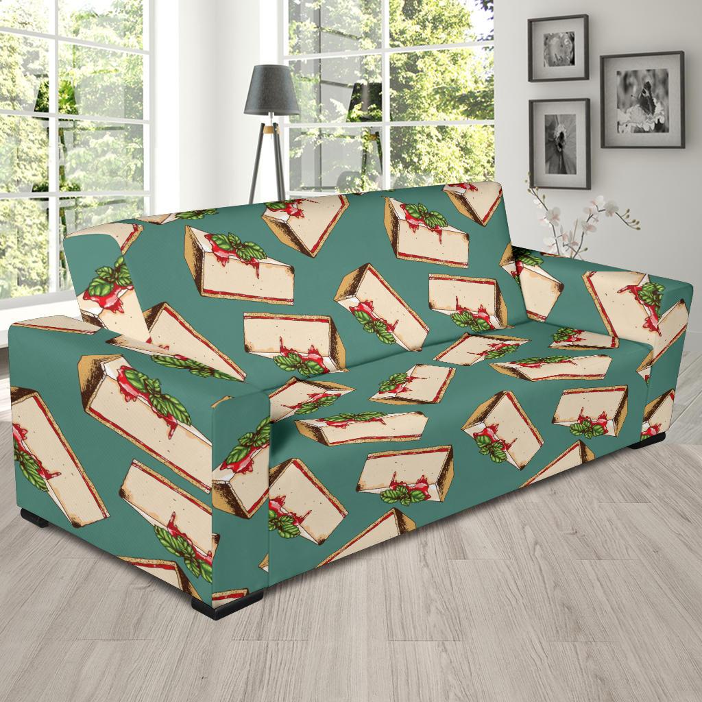 Cheesecake Pattern Print Design CK02 Sofa Slipcover-JORJUNE.COM