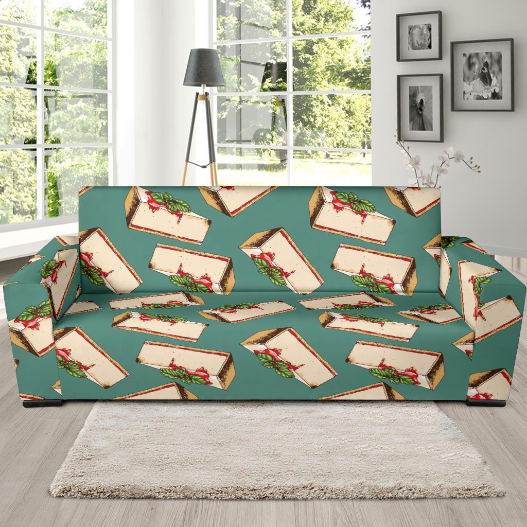 Cheesecake Pattern Print Design CK02 Sofa Slipcover-JORJUNE.COM