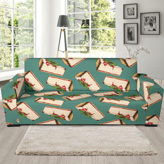 Cheesecake Pattern Print Design CK02 Sofa Slipcover-JORJUNE.COM