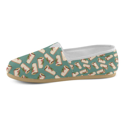 Cheesecake Pattern Print Design CK02 Women Casual Shoes-JorJune.com