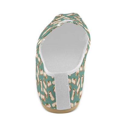 Cheesecake Pattern Print Design CK02 Women Casual Shoes-JorJune.com