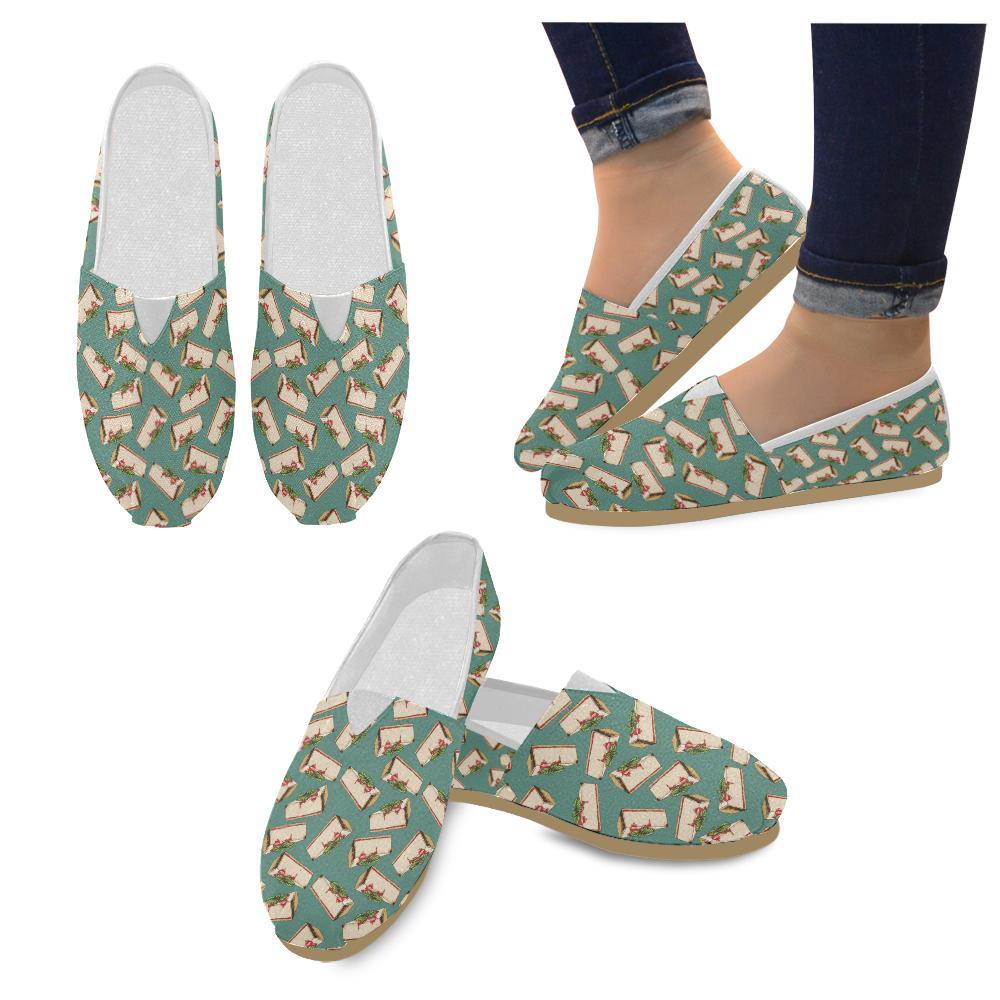 Cheesecake Pattern Print Design CK02 Women Casual Shoes-JorJune.com