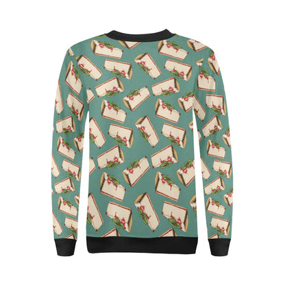 Cheesecake Pattern Print Design CK02 Women Long Sleeve Sweatshirt-JorJune