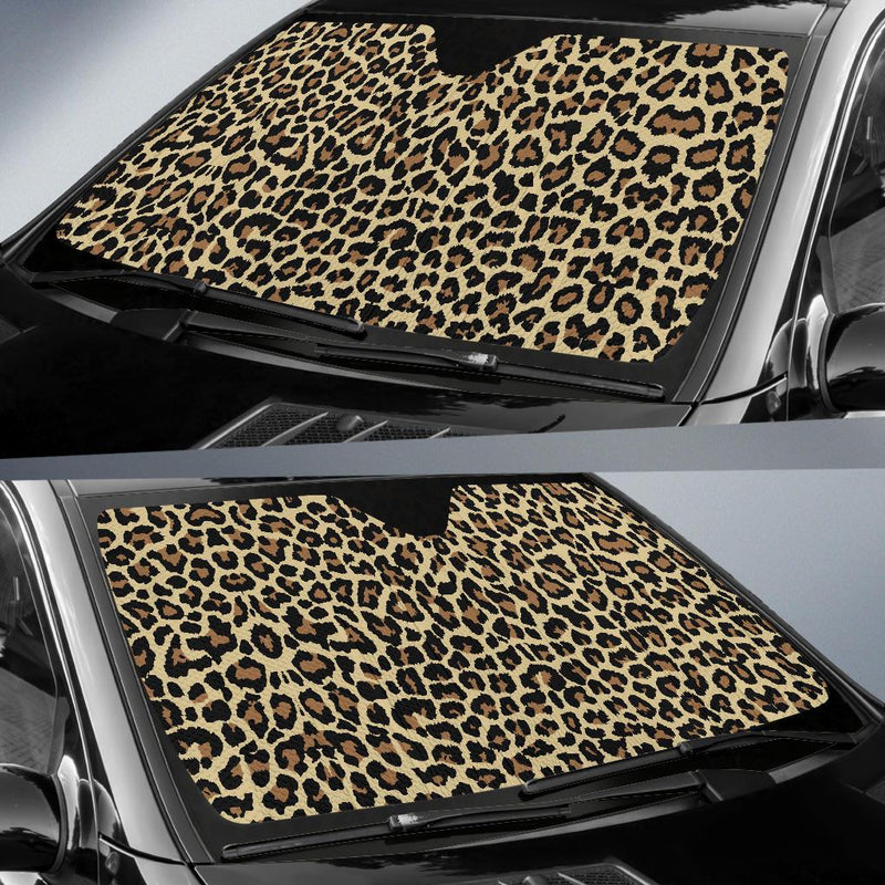 Cheetah Pattern Print Design 02 Car Sun Shade-JORJUNE.COM