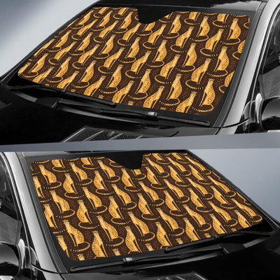 Cheetah Pattern Print Design 03 Car Sun Shade-JORJUNE.COM